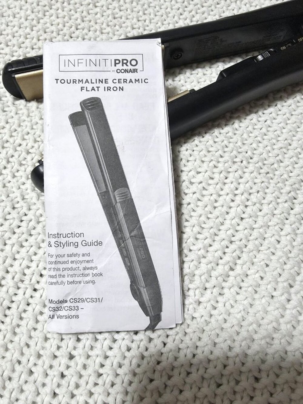 ✨ InfinitiPRO by Conair Tourmaline Ceramic Flat Iron ✨